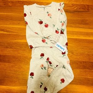 Carters Apple Sweatsuit 🍎